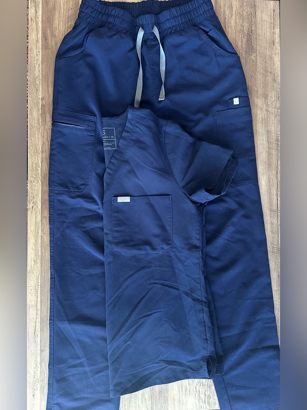 Figs Navy Scrub Set